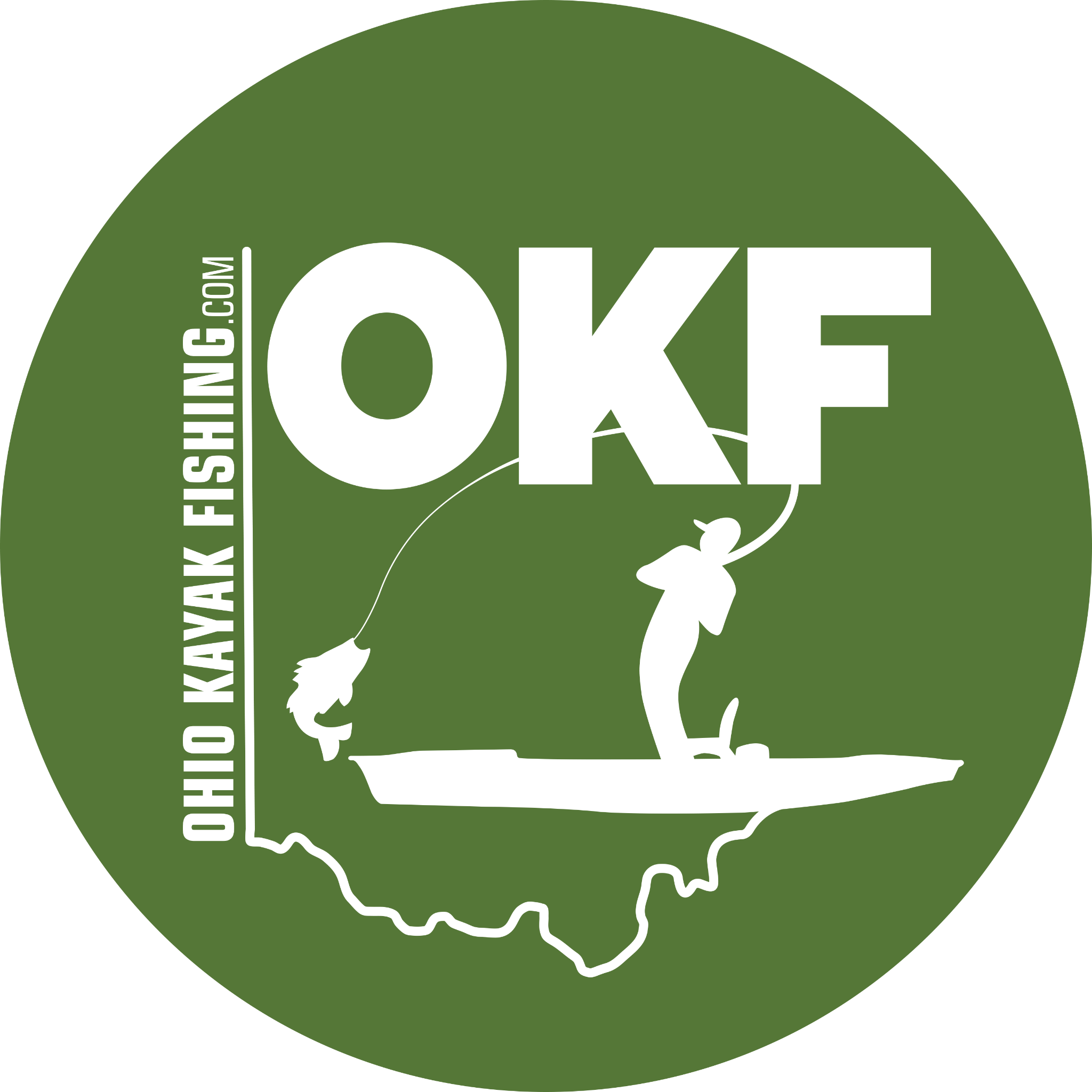 Ohio Kayak Fishing OKF logo